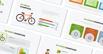 Go Green Campaign Infographic PPT