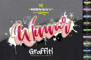 Recurso para editar texto Photoshop creando efecto de grafiti