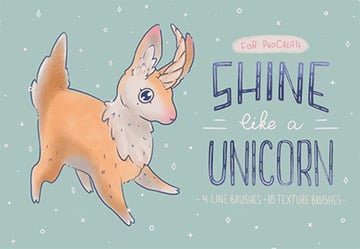 Shine Like a Unicorn Brush