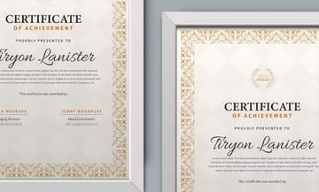 certification template