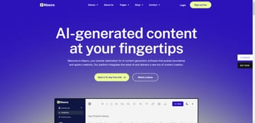 Masco is a low-cost WordPress theme full of eye-catching colors