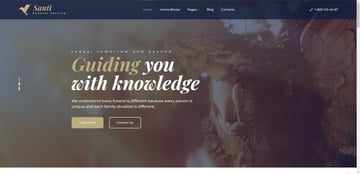 Santi - Funeral Home WordPress Theme