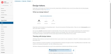 The Design Tokens page in Talen's Coral design system explains what they are and how they provide a unified language for designers and developers