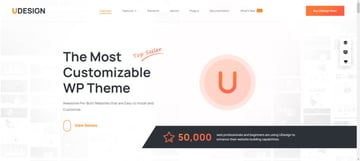 uDesign is a well-maintained WordPress theme for business