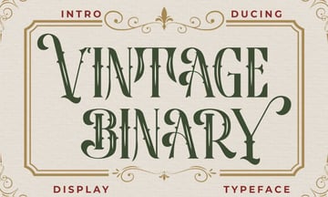Vintage postcard font
