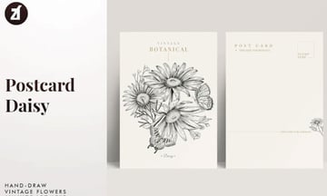 Vintage Postcard Illustration