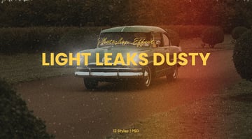 light leaks dusty effect