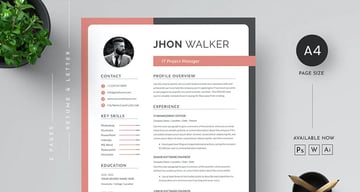 Resume - Template CV PSD