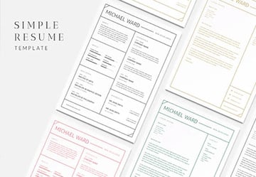 Simple Resume Template
