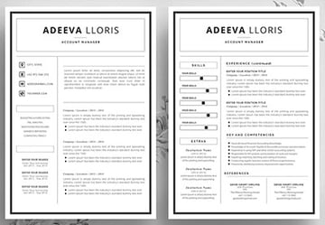Simple Resume Template Loris