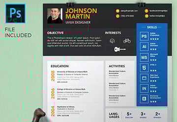 Simple Resume Template & Cover Letter