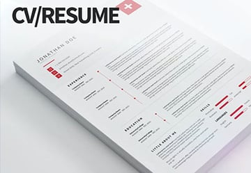 CV Resume Clean and modern