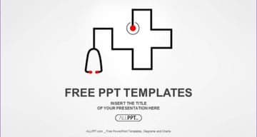 Stethoscope Medical PowerPoint Template﻿