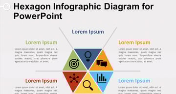 Hexagon Infographic Diagram for PowerPoint