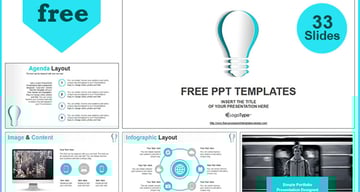 Paper Idea Bulb PowerPoint Template