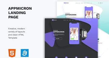 Appmicron App & Product Landing page