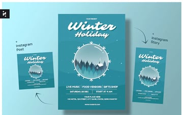 Winter Holiday Flyer
