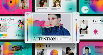 Attention Brand Gradient Powerpoint