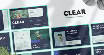 Clear Business Presentation Powerpoint Template