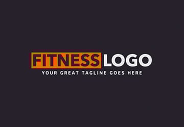 Text only Fitness Logo Maker