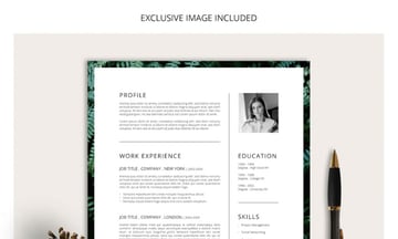 Ferns Innovative Creative CV Resume Cover Letter