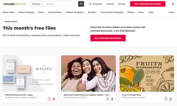 Free Envato Elements Files