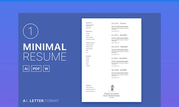Minimalist CV Template