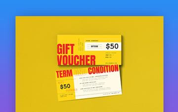 GIft Voucher Certificate Designs
