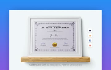 Professional Certificate Design or Diploma Templates