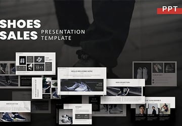 Shoes Sales Powerpoint Template