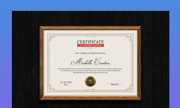 Certificate of Achievement Template for Word