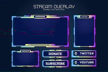 Twitch Panel overlay