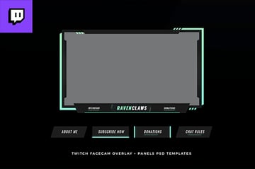 twitch panel facecam overlay