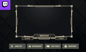 Twitch Facecam Overlay V8