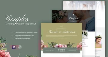 Couples Wedding Planner Template Kit