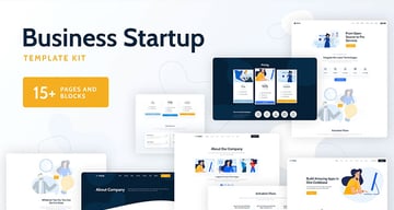 Vixus Business Startup Elementor Template Kit