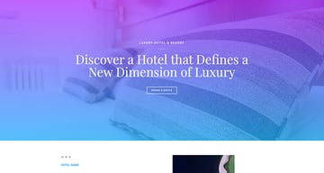 Free Hotel Homepage Elementor Template