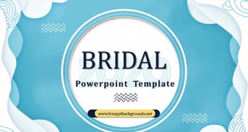 Bridal Wedding Powerpoint Templates