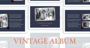 Vintage Album PowerPoint Template