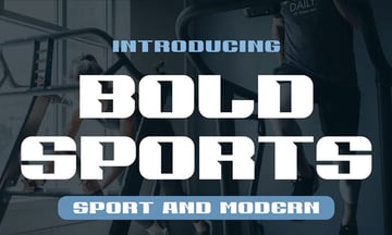 Behover - Sports Lettering Logo Font