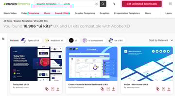 adobe xd templates