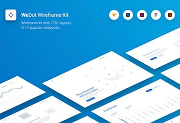 WeDot Wireframe UI Kit