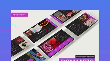 Romantic Love Slides Template