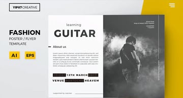 Guitar Lesson Flyer