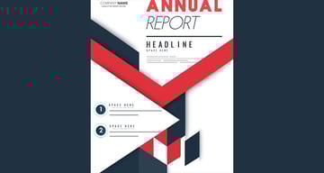 Red Annual Report Template