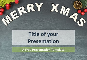 Merry Xmas Template for PowerPoint and Google Slides