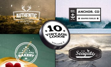 10 Vintage Logos - Volume 2