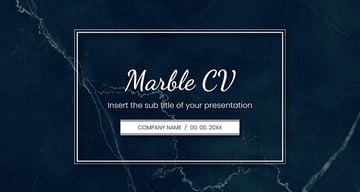 Marble Free Job Intreview Presentation Samples
