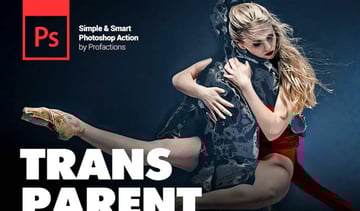 Transparent Photoshop Action