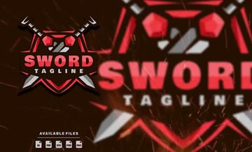 Sword Simple Esport Logo